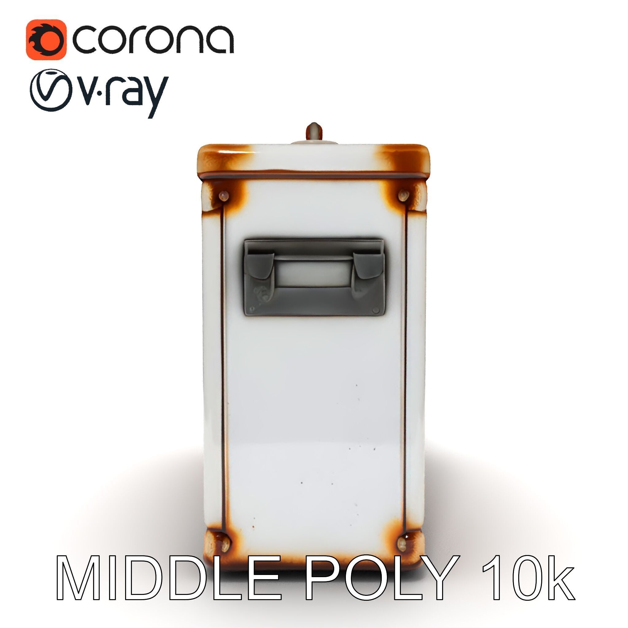 Rustic Medical First Aid Kit Model Pack Low-poly 3D model_18