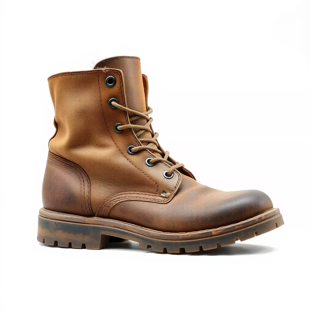 Realistic Leather Boot Model Pack Low-poly 3D model_0