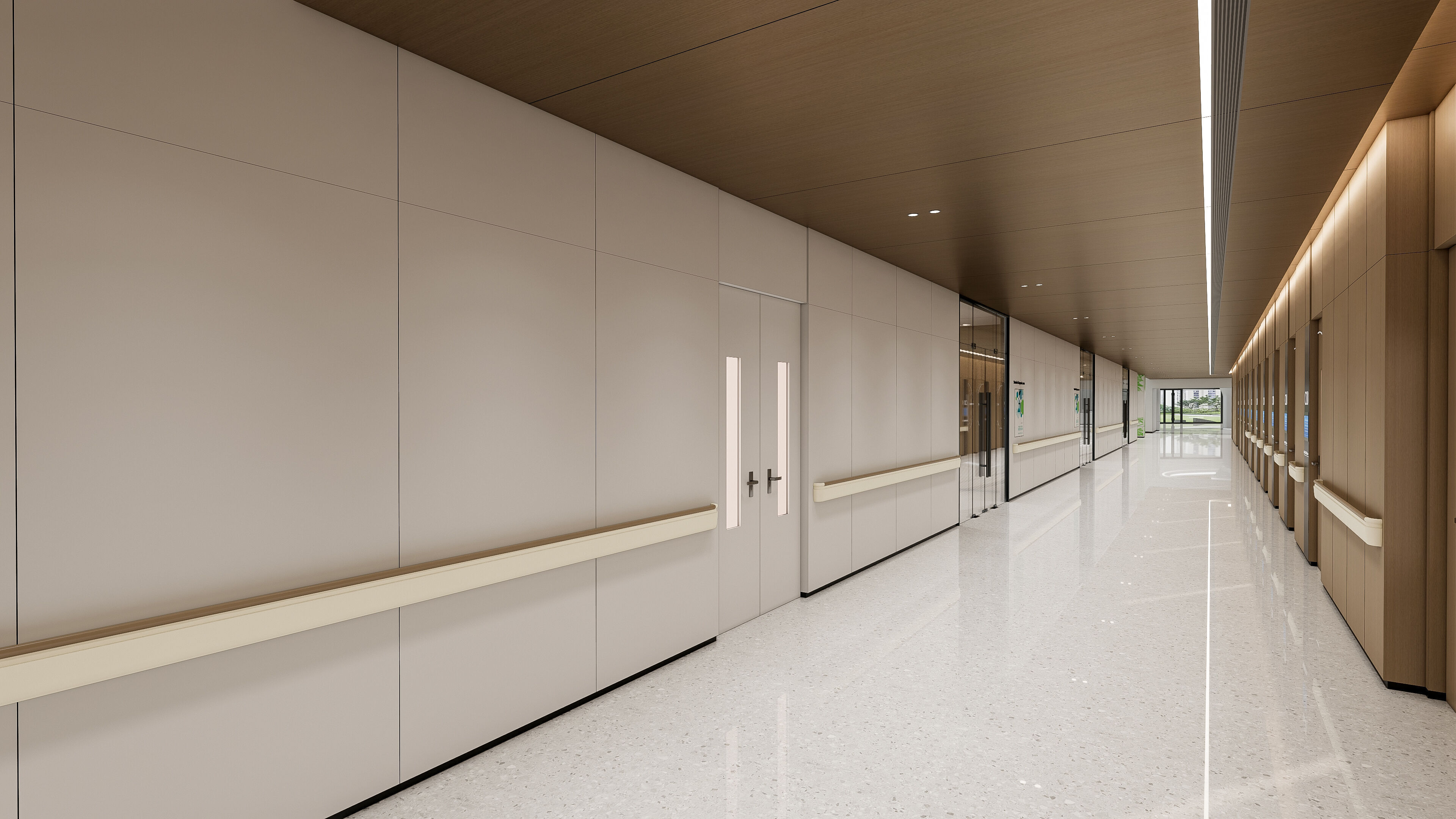 Hospital lobby reception hall 18 3D model_35