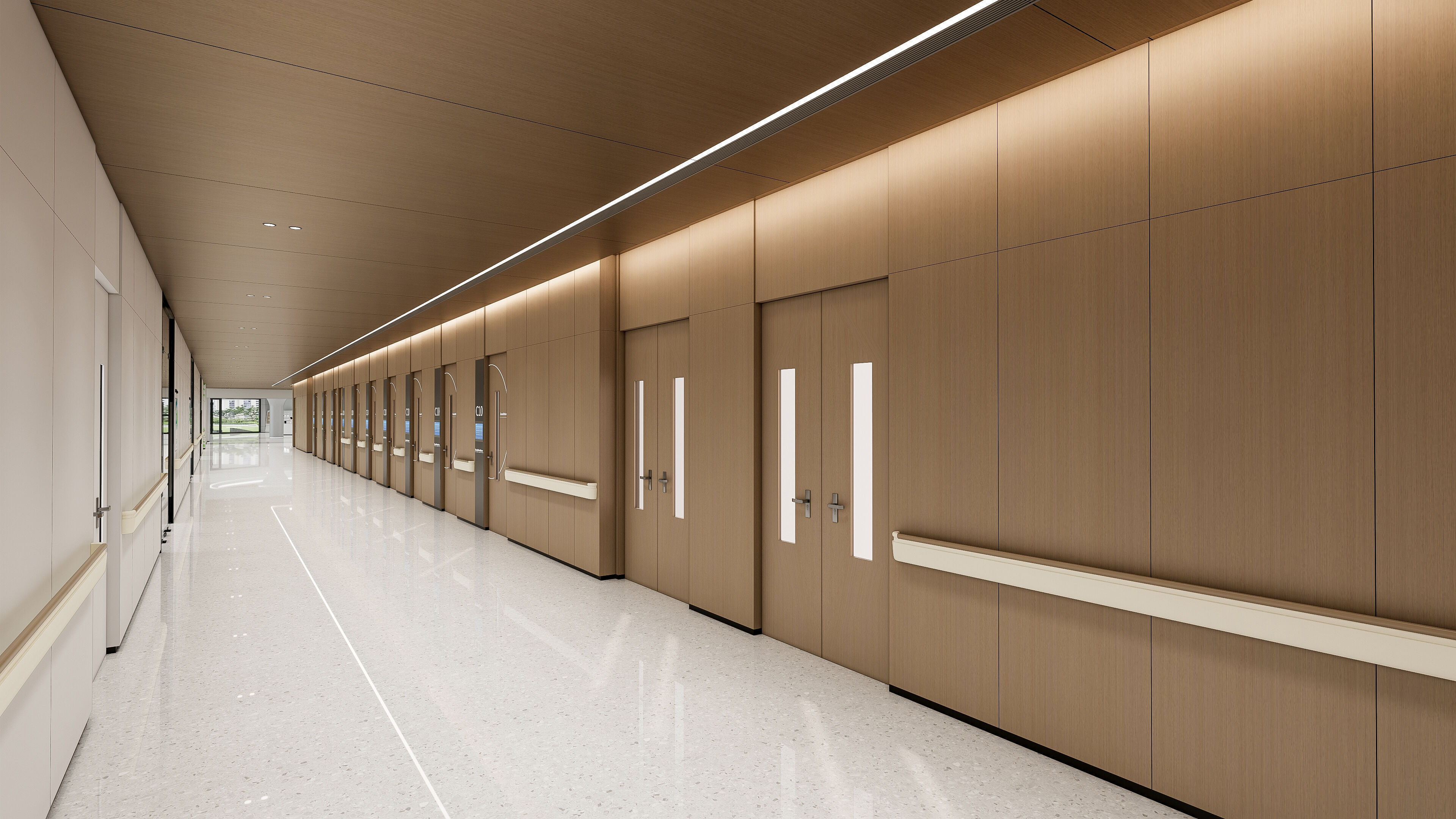 Hospital lobby reception hall 18 3D model_36