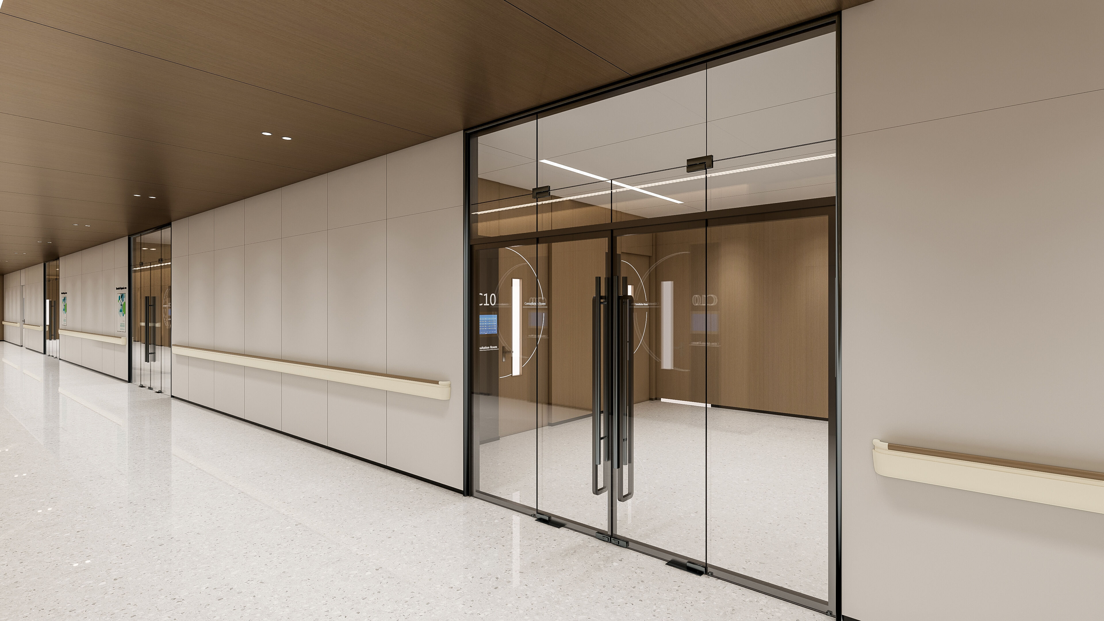 Hospital lobby reception hall 18 3D model_37