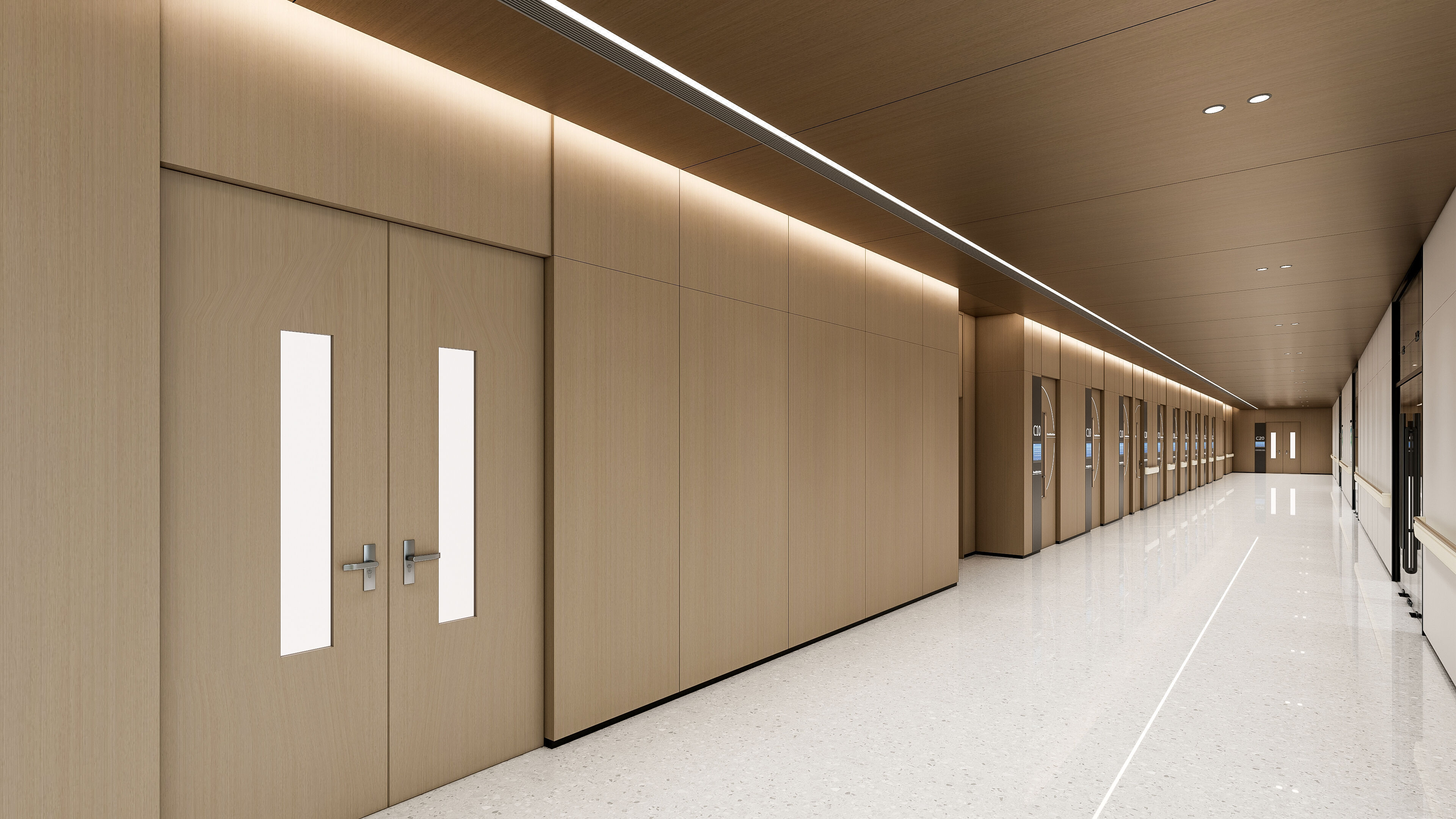 Hospital lobby reception hall 18 3D model_39