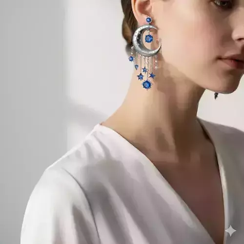 Celestial Moon  Star