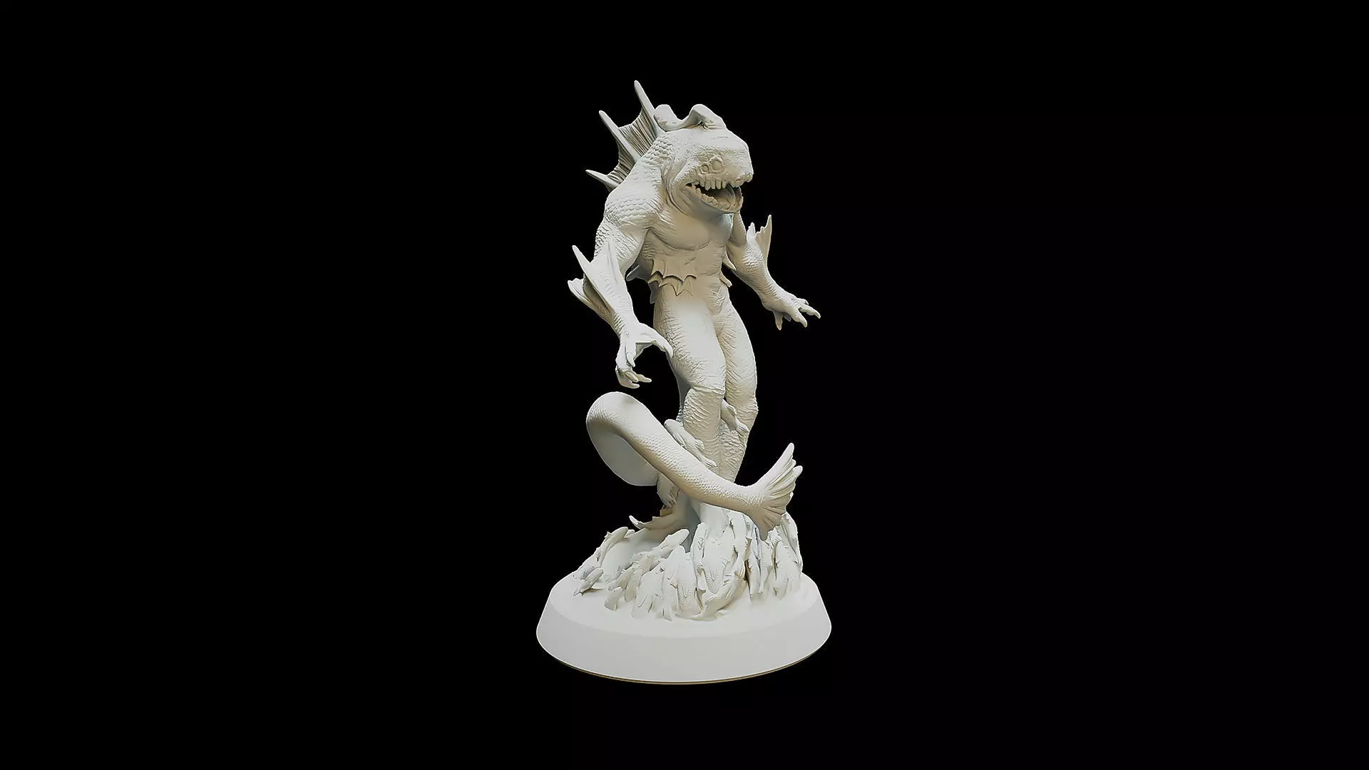 Abyssal Merrow 3D print model_0