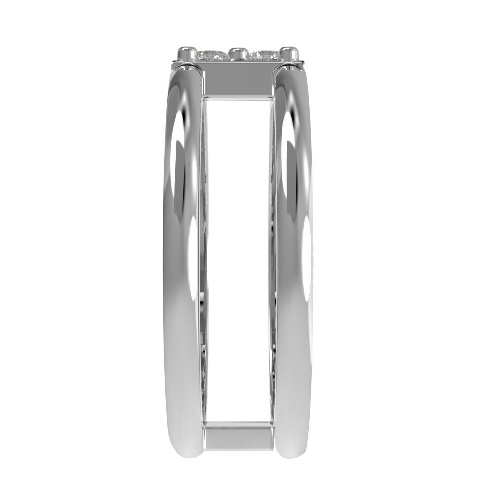 Double shank ring 3D print model_22