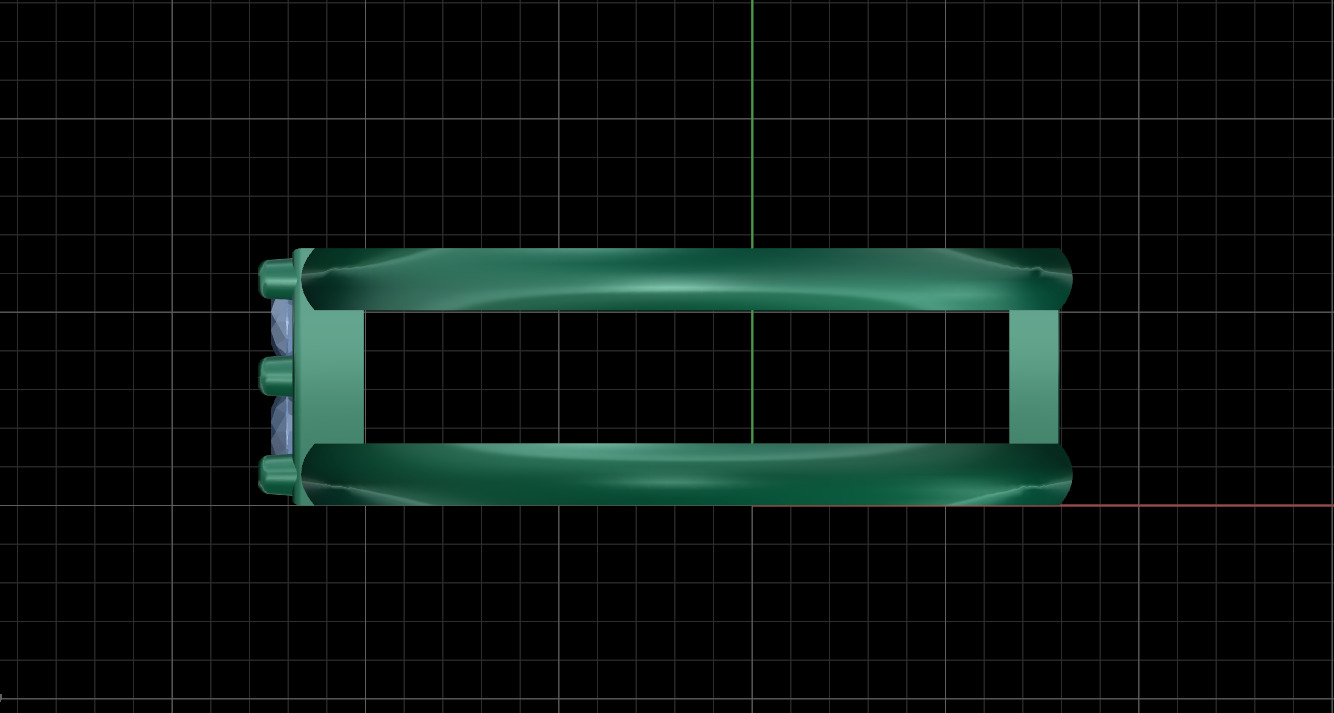 Double shank ring 3D print model_23