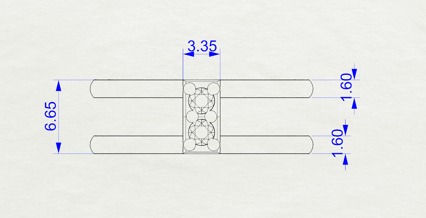 Double shank ring 3D print model_11