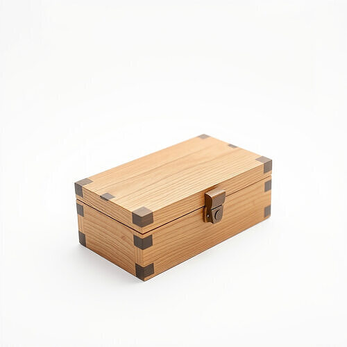 Wooden Treasure Box Model Pack Low-poly 3D model