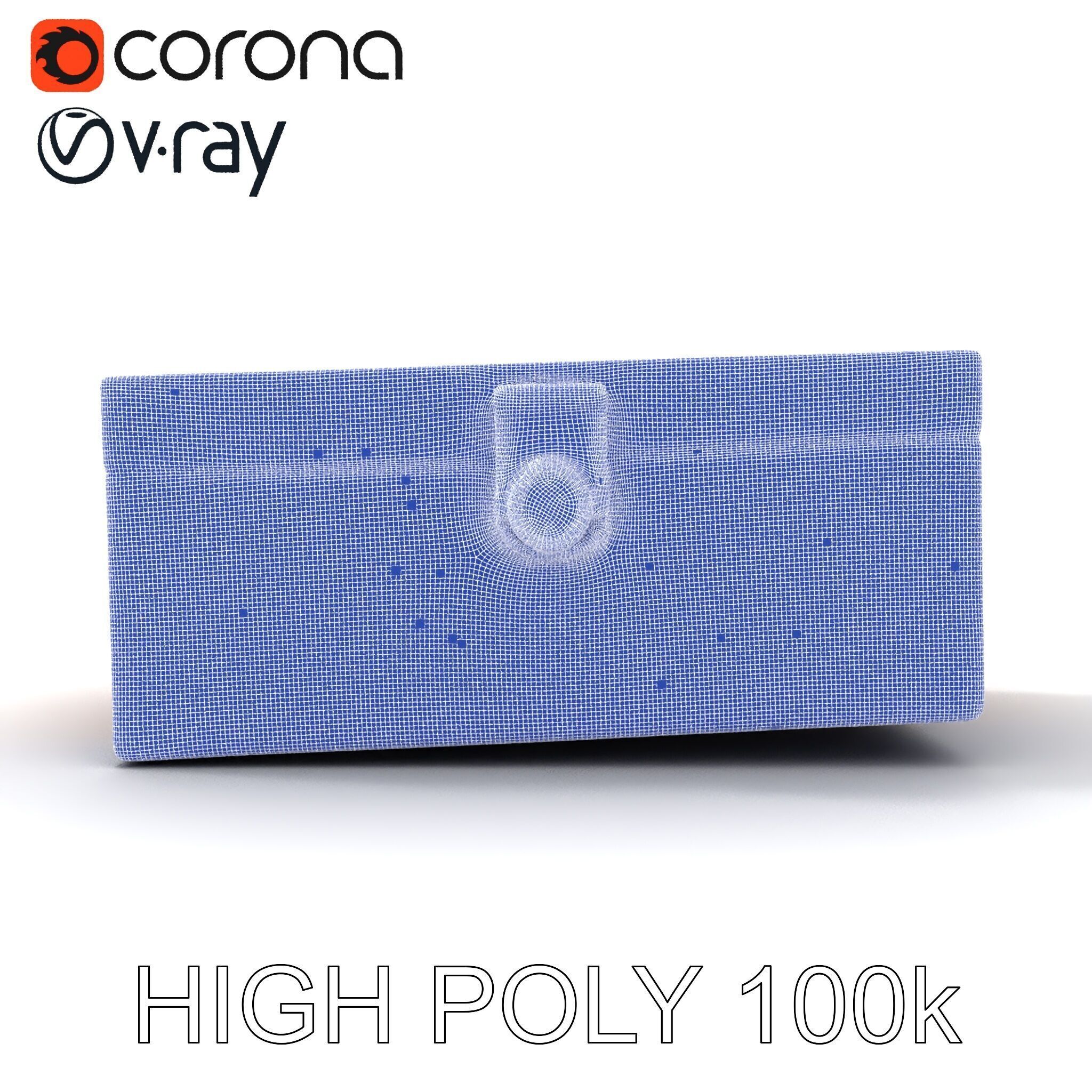 Wooden Treasure Box Model Pack Low-poly 3D model_10