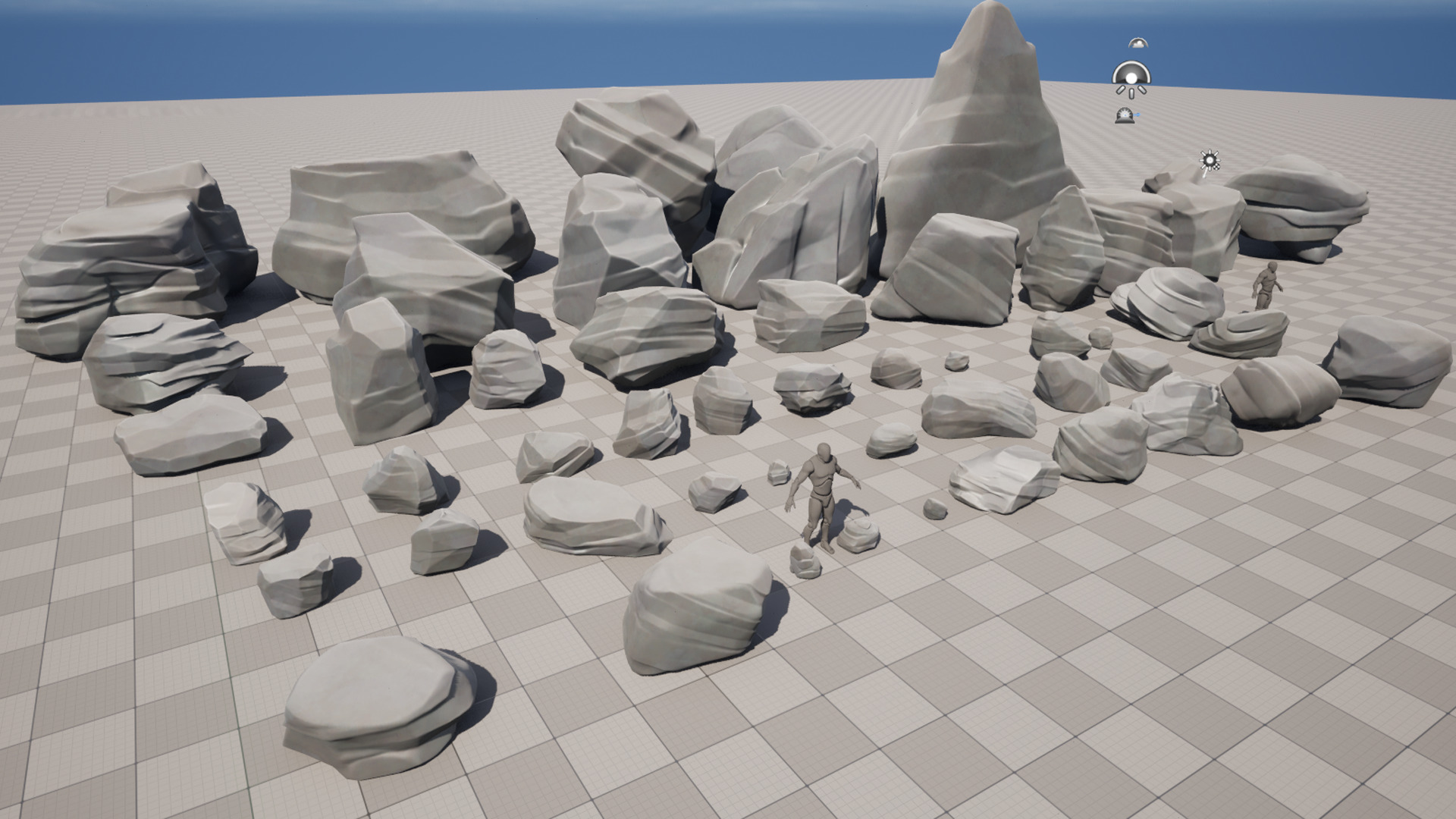 Roc Stone Low-poly 3D model_6