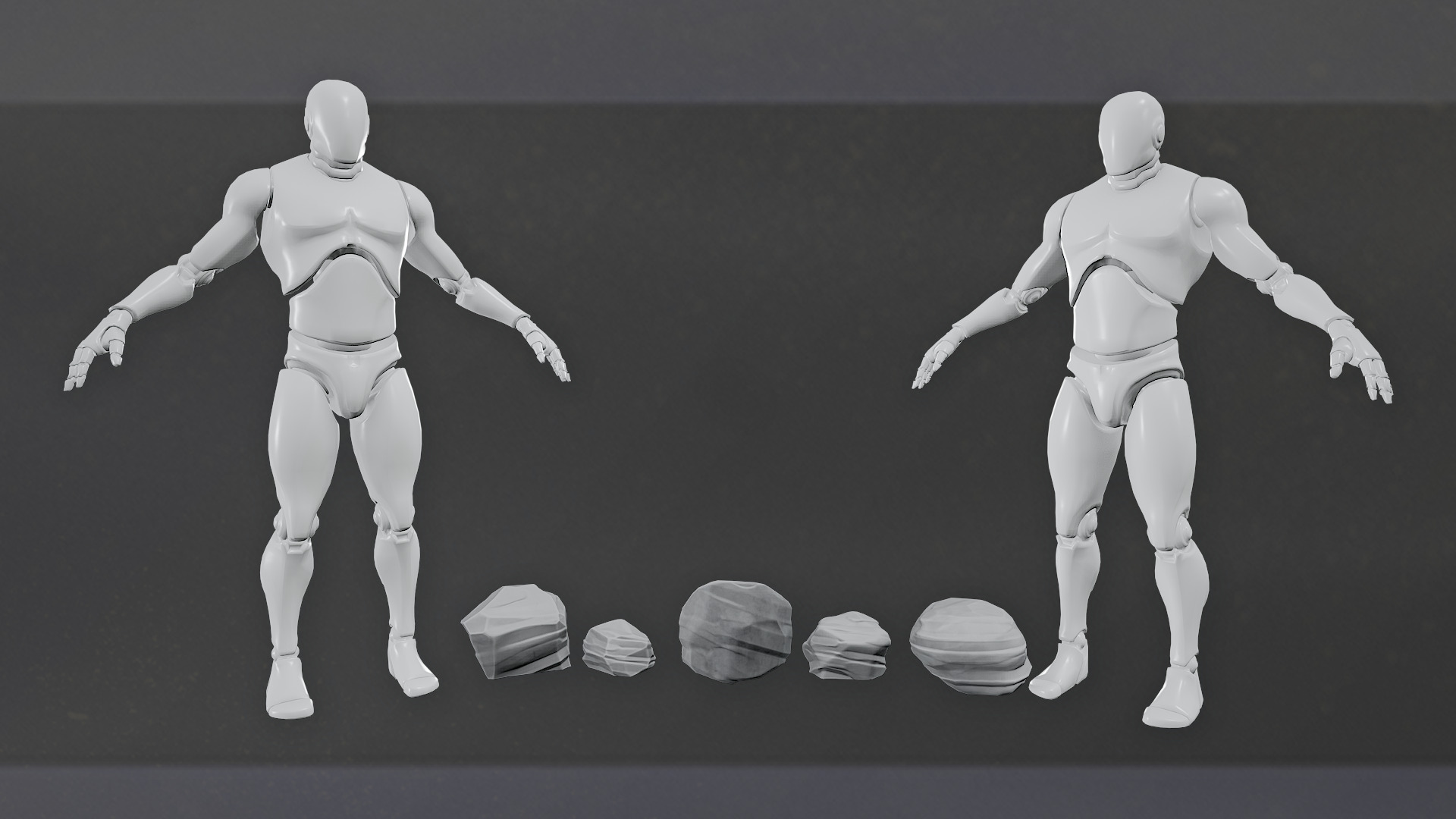 Roc Stone Low-poly 3D model_15