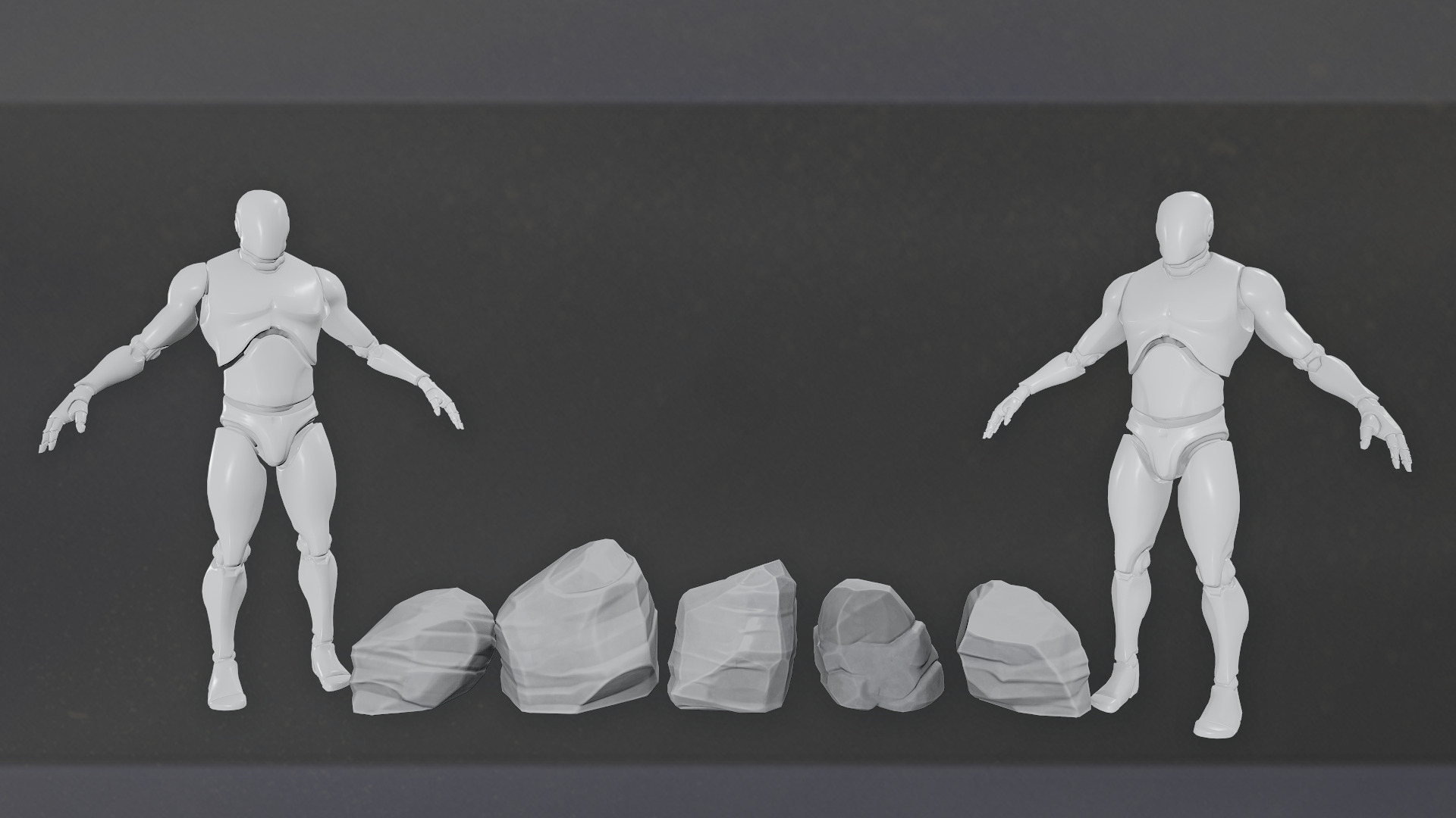 Roc Stone Low-poly 3D model_7