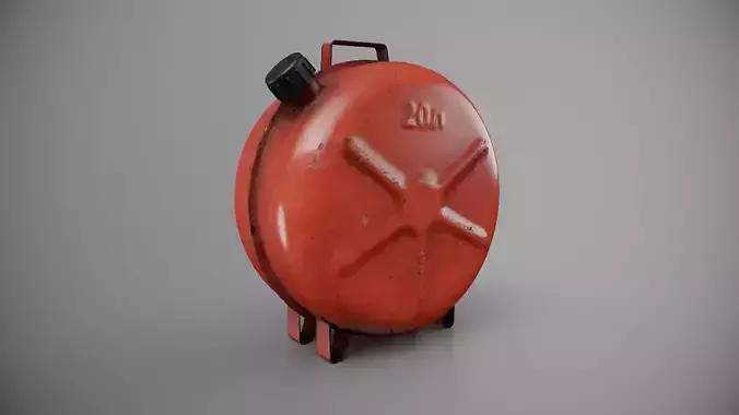 Old Soviet fuel canister