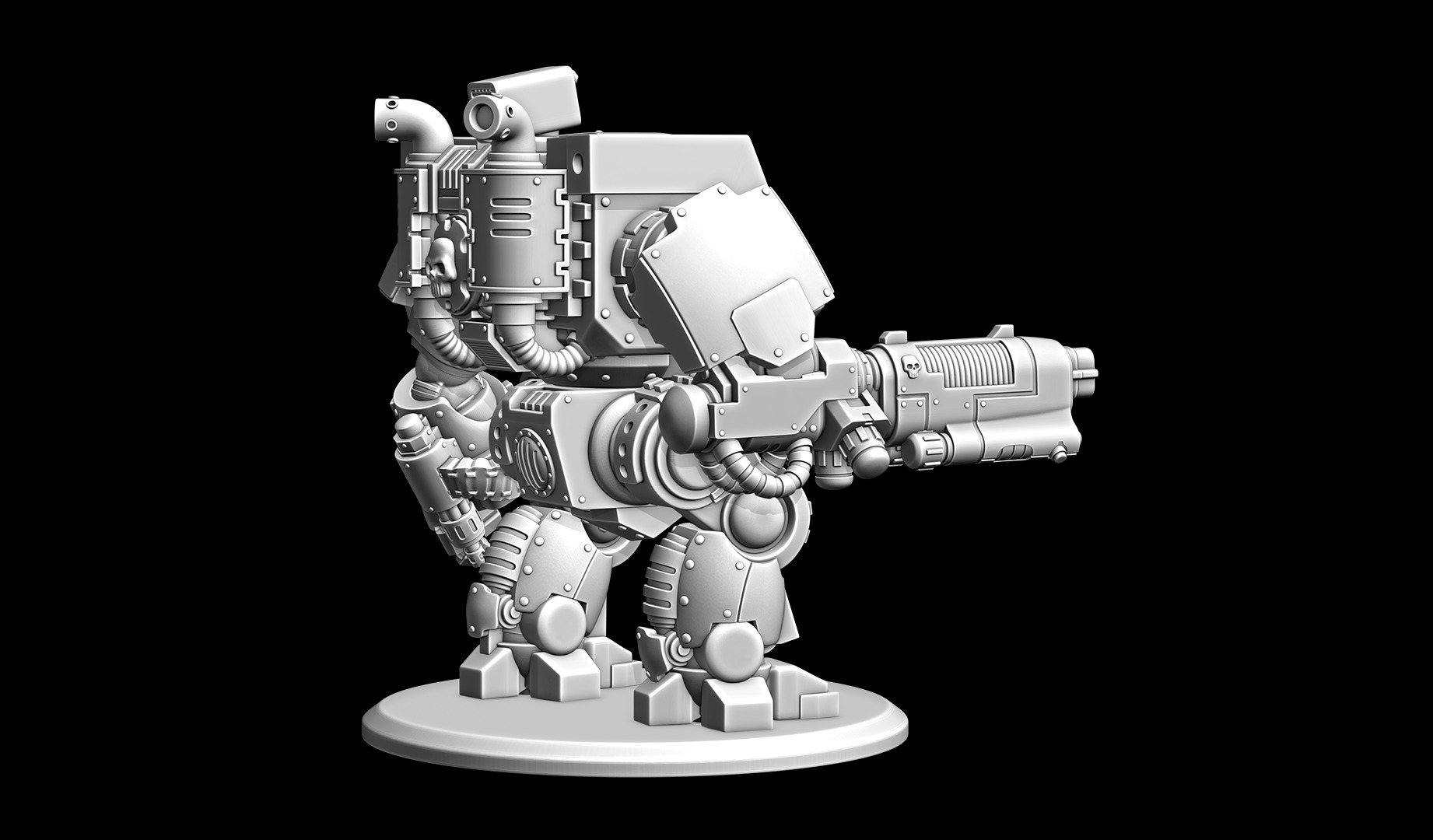 Imperial Operative Robot 3D print model_5