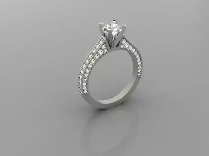 Soliter Diamond ring