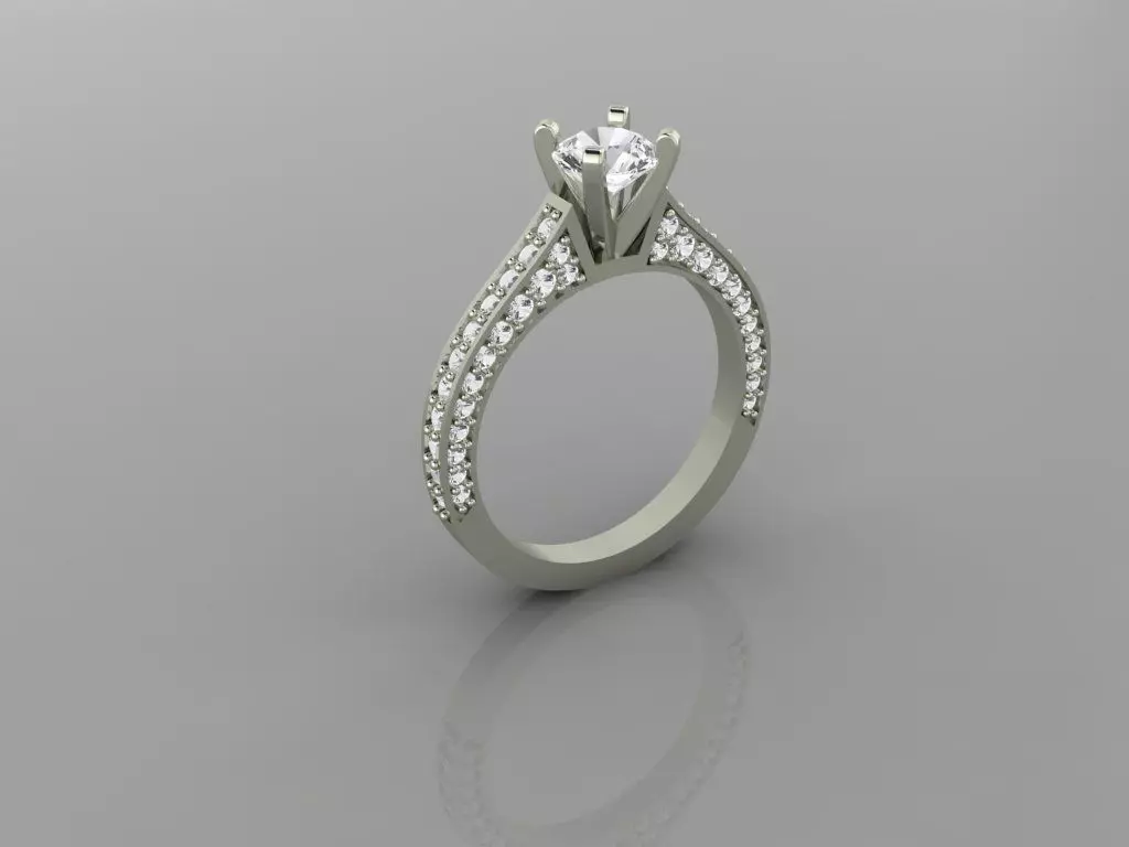 Soliter Diamond ring Free 3D print model_0