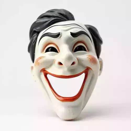 Expressive Clown Mask D Model Pack