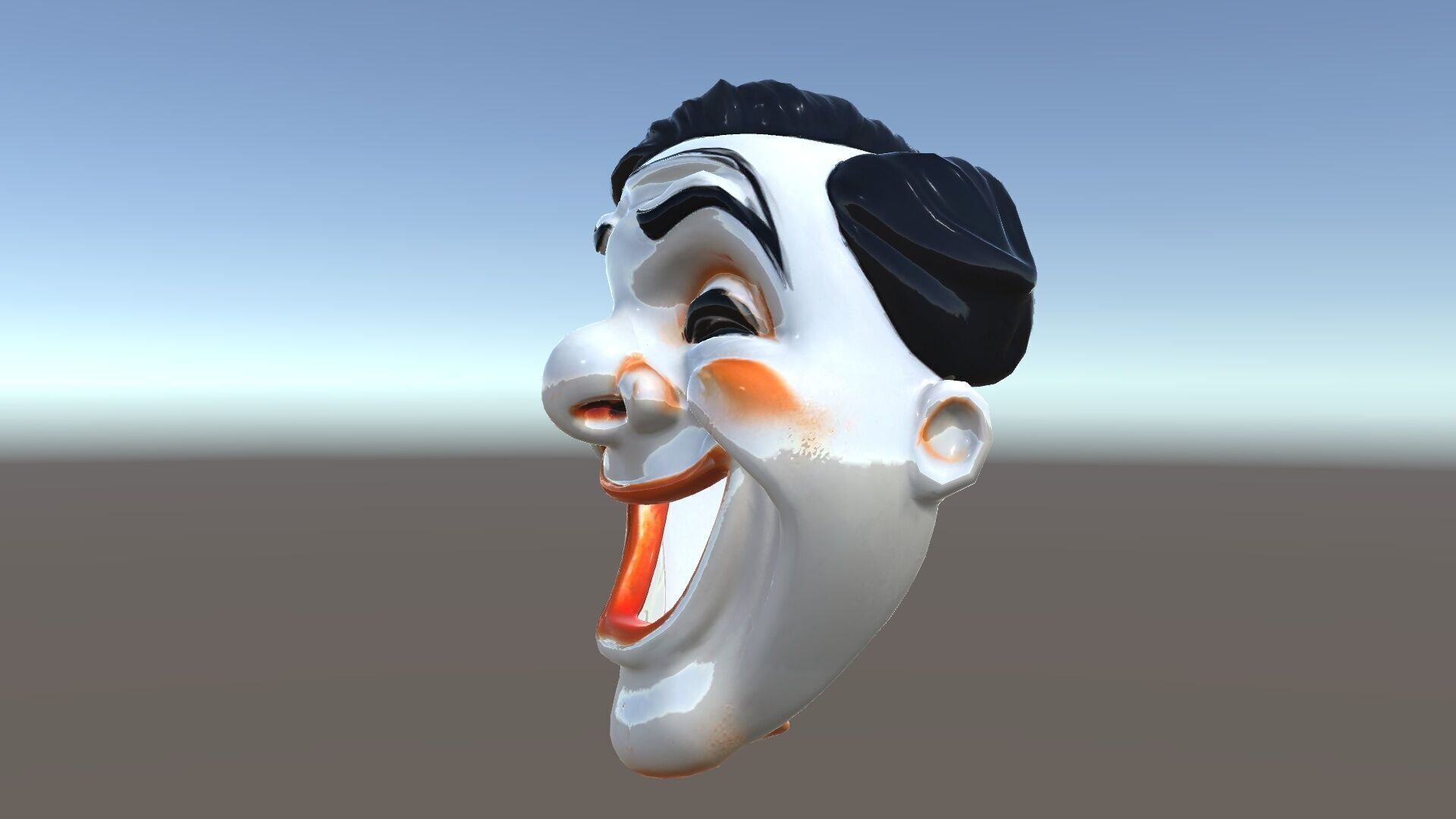 Expressive Clown Mask D Model Pack Low-poly 3D model_32