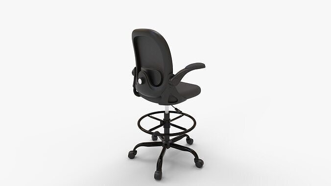 KERDOM Drafting Chair 3D model 3