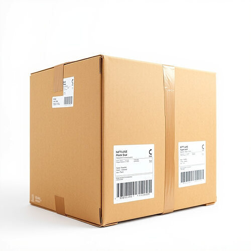 Cardboard Box Model Pack with PBR Textures Low-poly 3D model