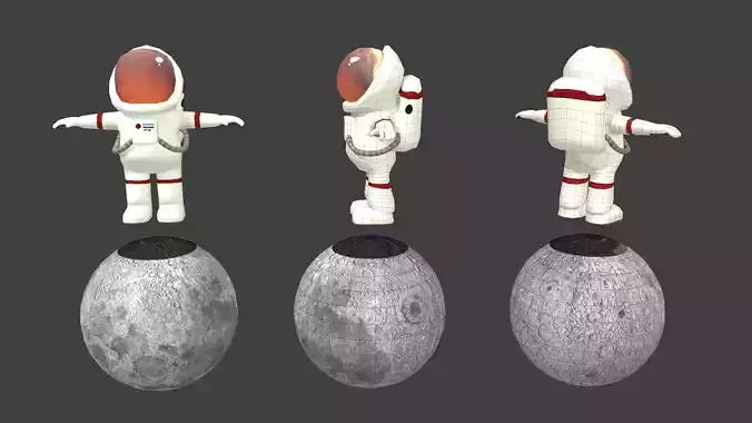 Astronout Lowpoly