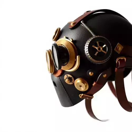 Steampunk Helmet Model Pack with Detailed Interiors