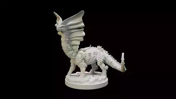 Aurous dragon 3D print model