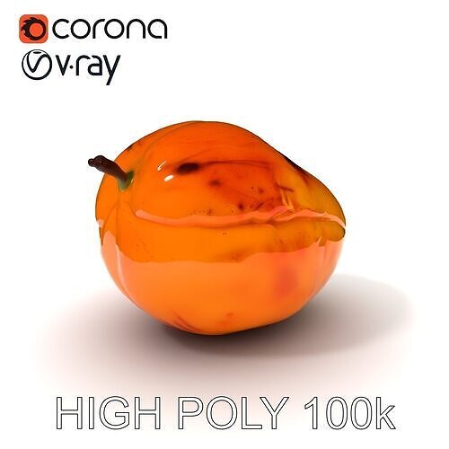 D Exotic Papaya Fruit Model Pack Low-poly 3D model 3