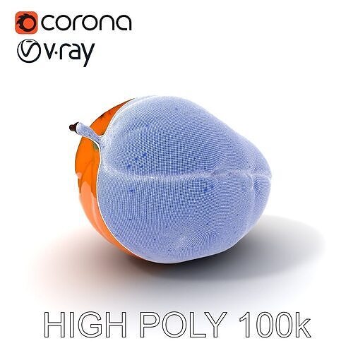 D Exotic Papaya Fruit Model Pack Low-poly 3D model 4