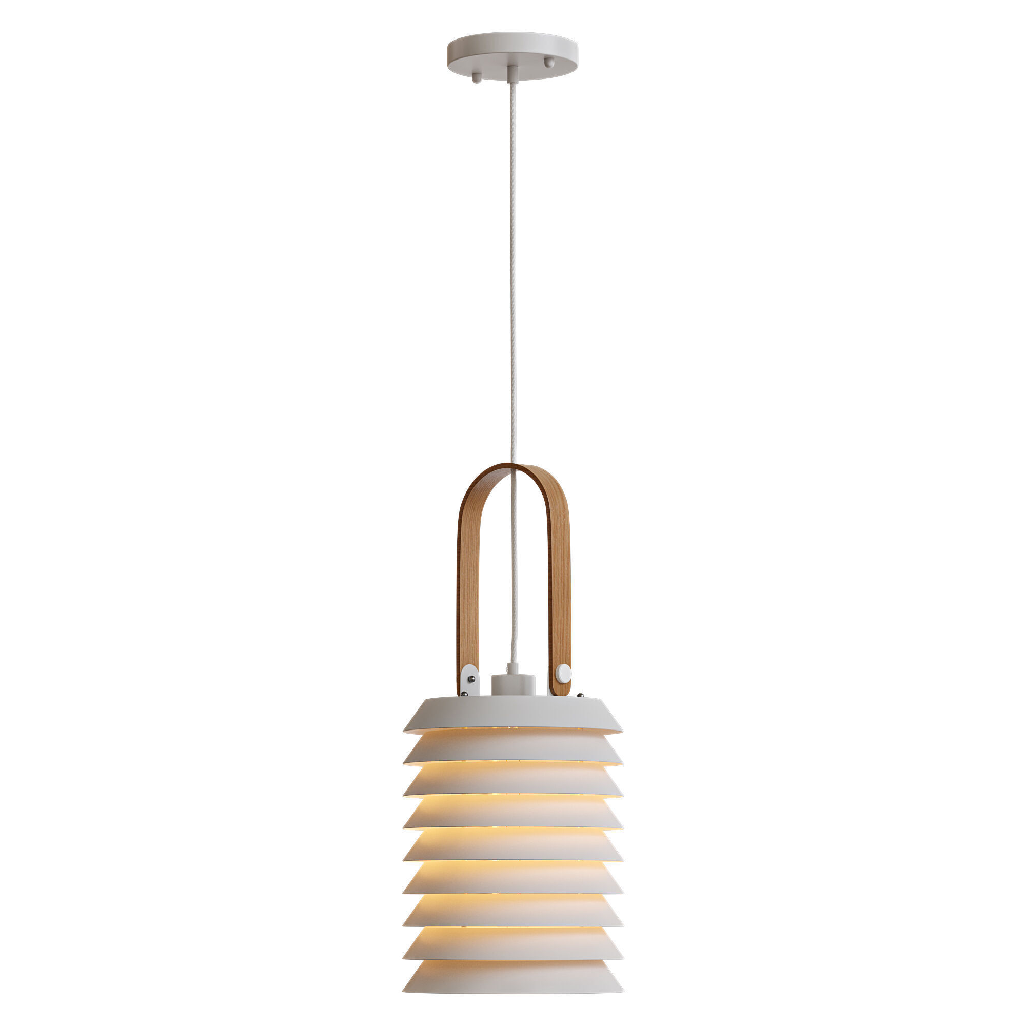 Hanging lamp ROINE Low-poly 3D model_2