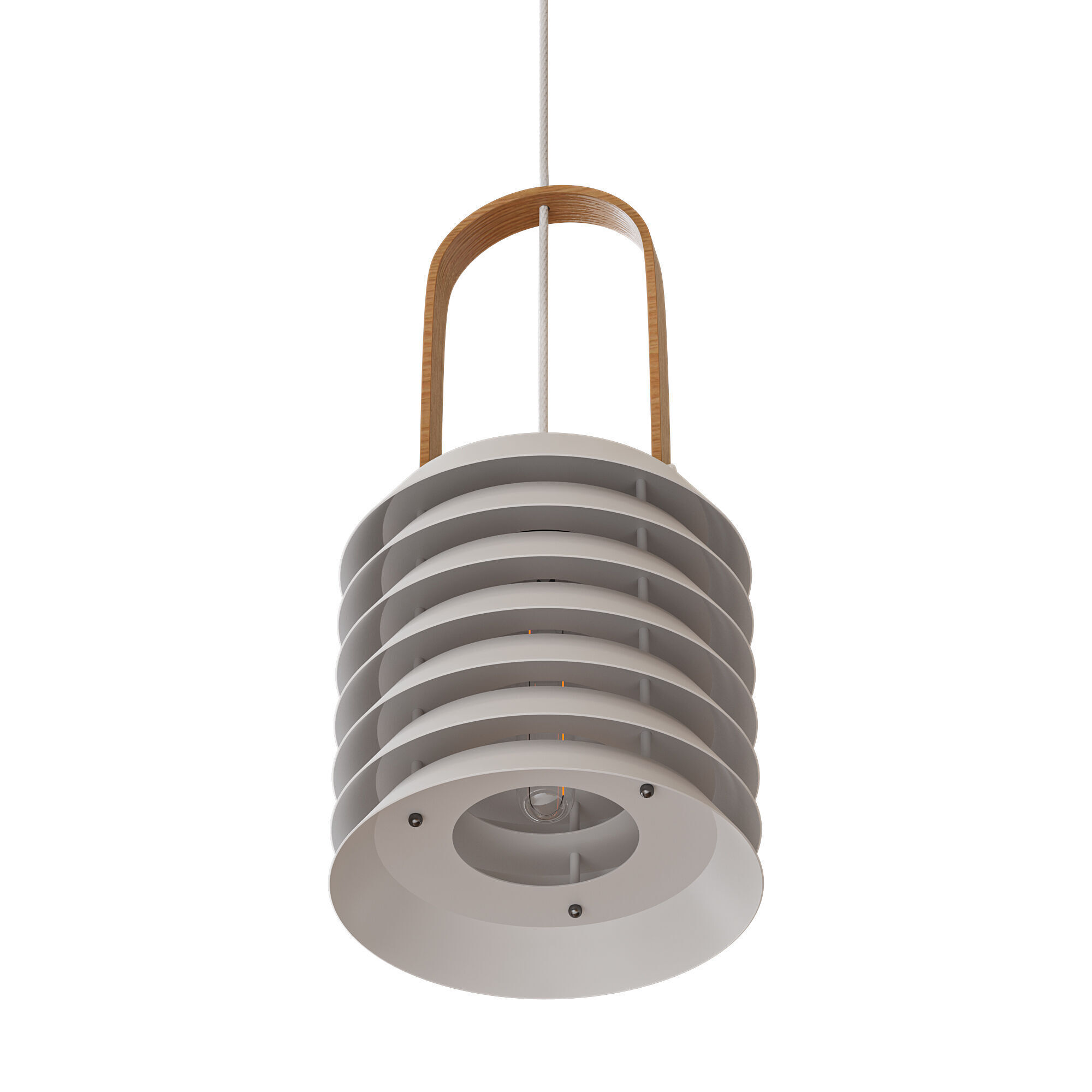 Hanging lamp ROINE Low-poly 3D model_4