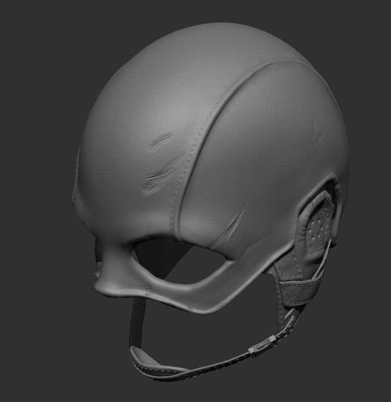 Captain America Helmet 3D print model_3
