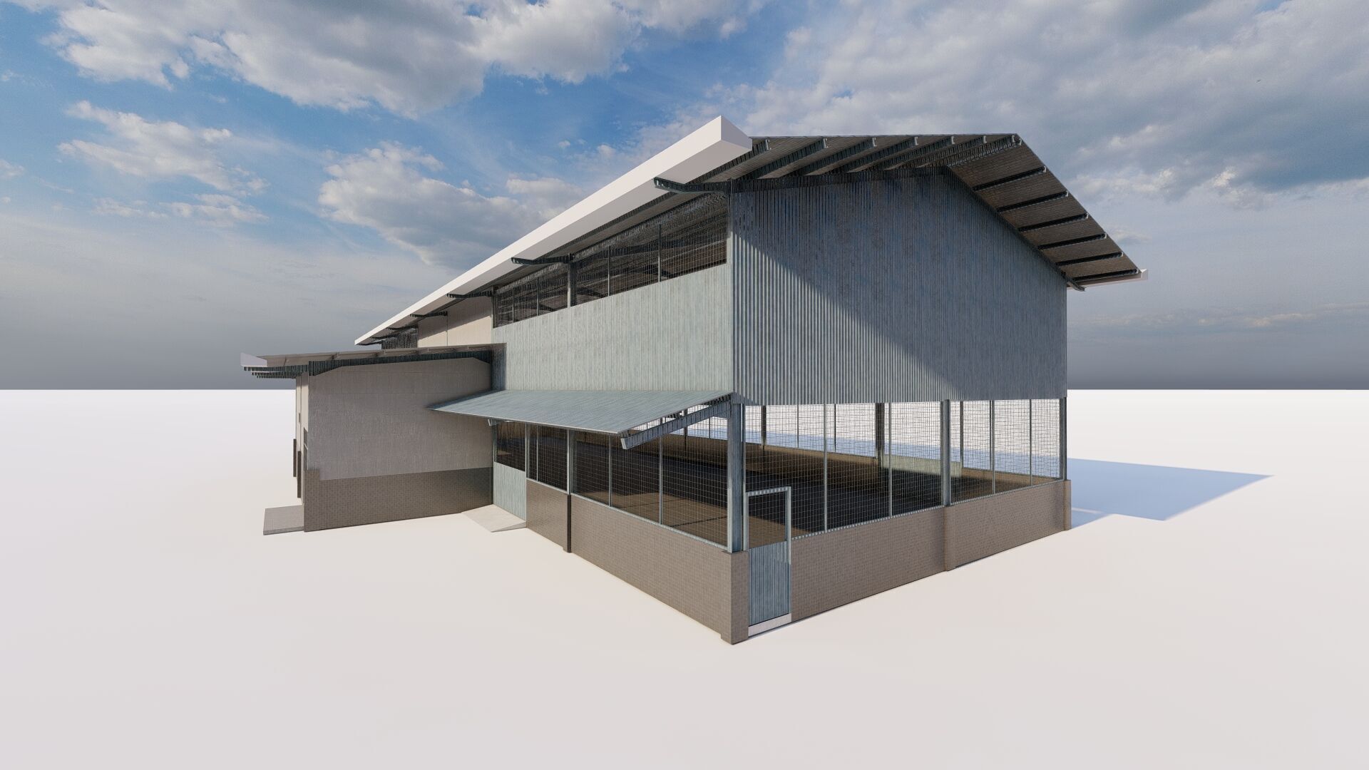 Warehouse-Warehouse Building 3D model_11