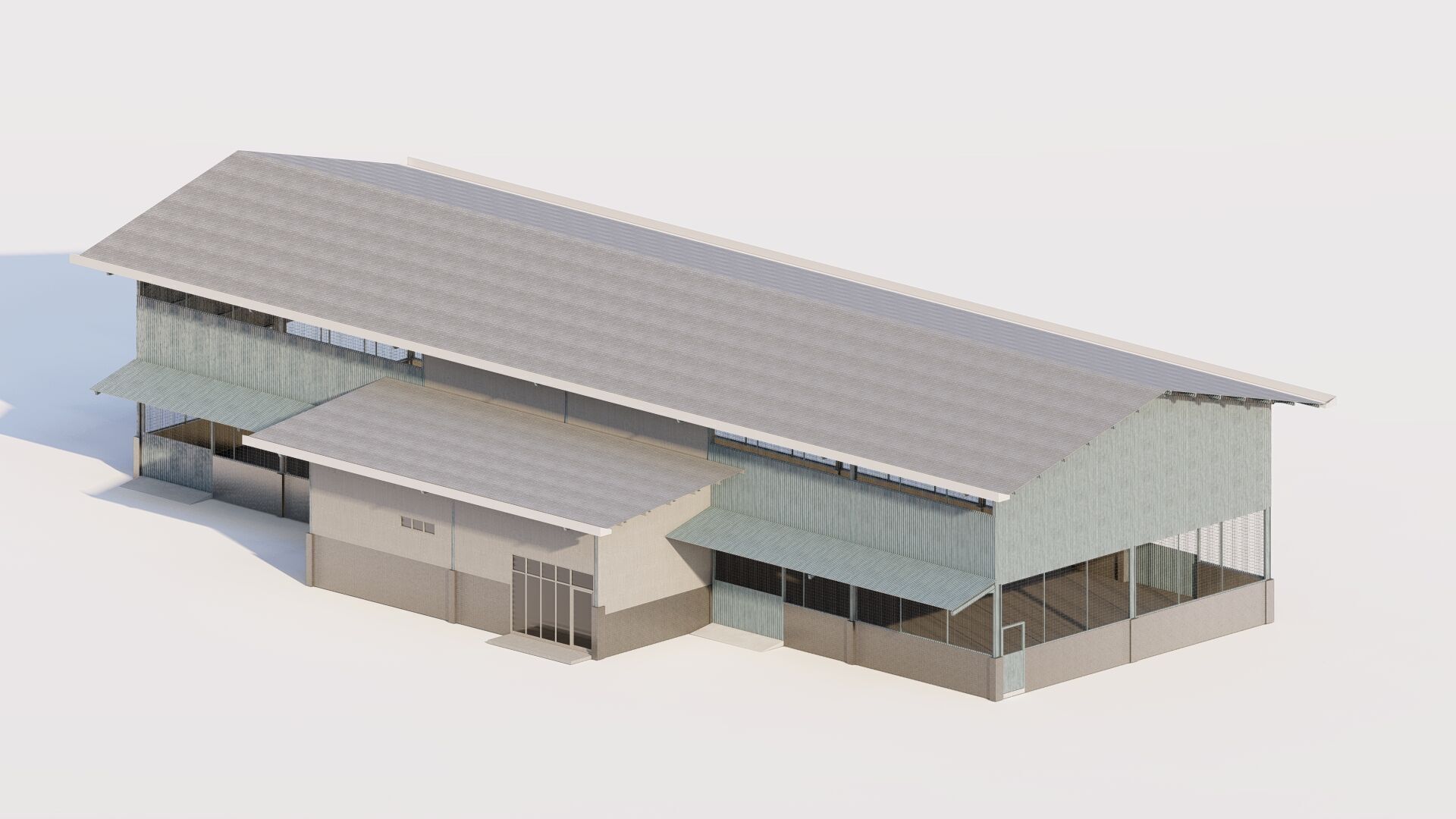 Warehouse-Warehouse Building 3D model_1
