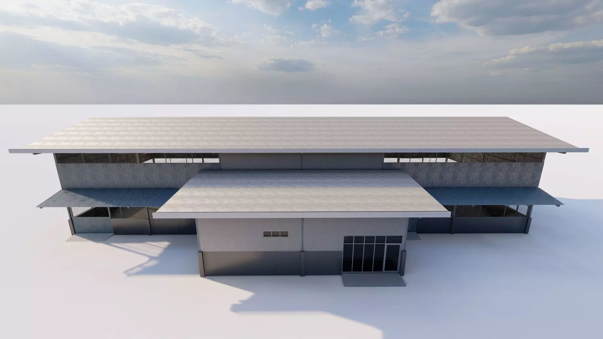 Warehouse-Warehouse Building 3D model_0