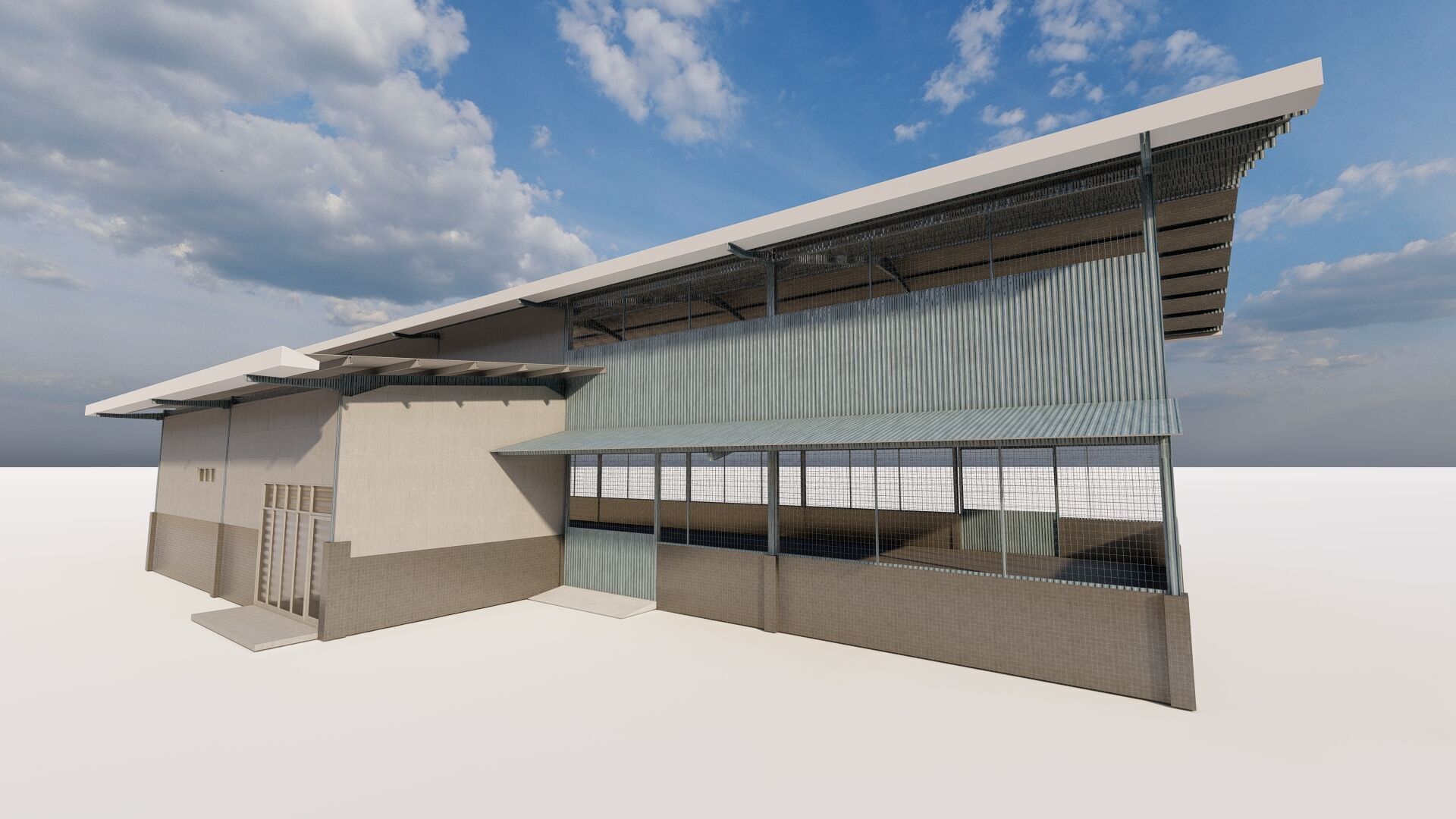 Warehouse-Warehouse Building 3D model_29