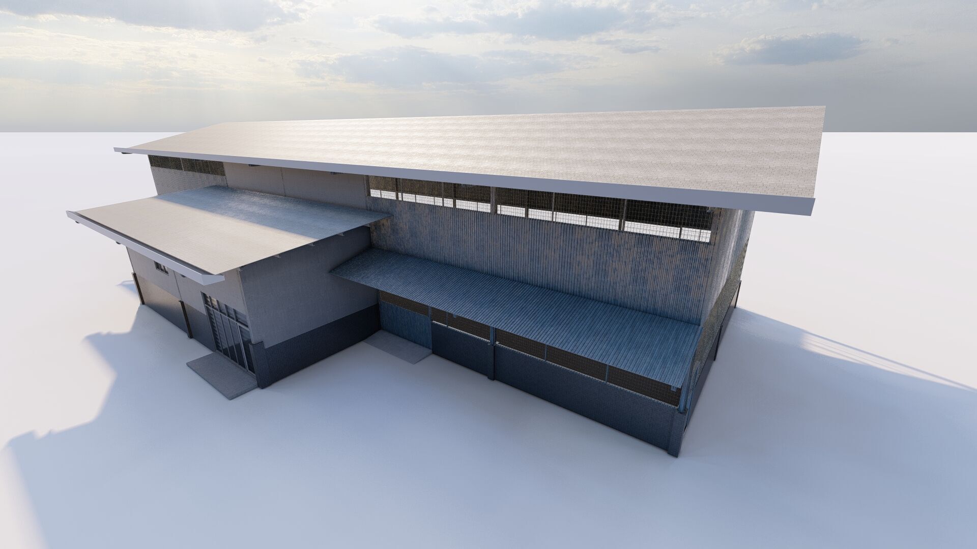 Warehouse-Warehouse Building 3D model_15