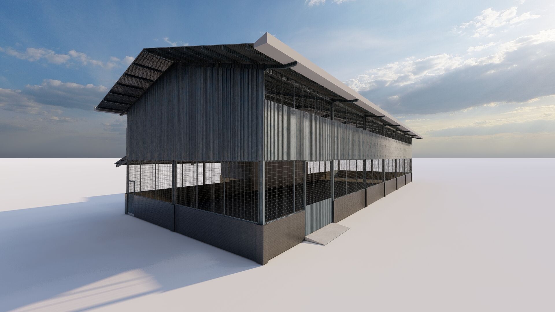Warehouse-Warehouse Building 3D model_25