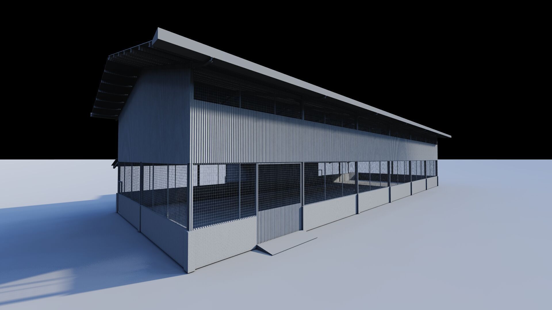 Warehouse-Warehouse Building 3D model_8