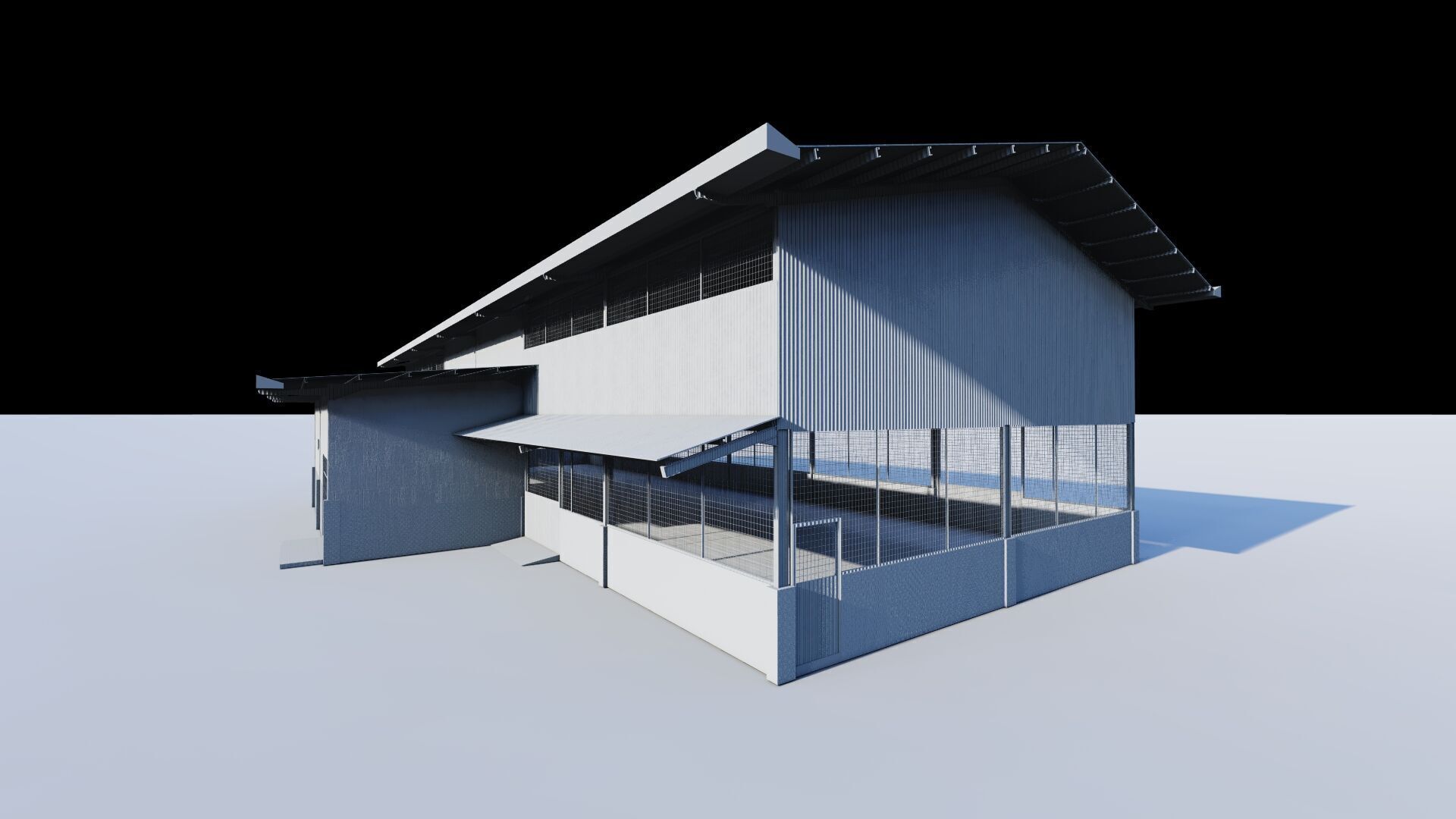 Warehouse-Warehouse Building 3D model_13