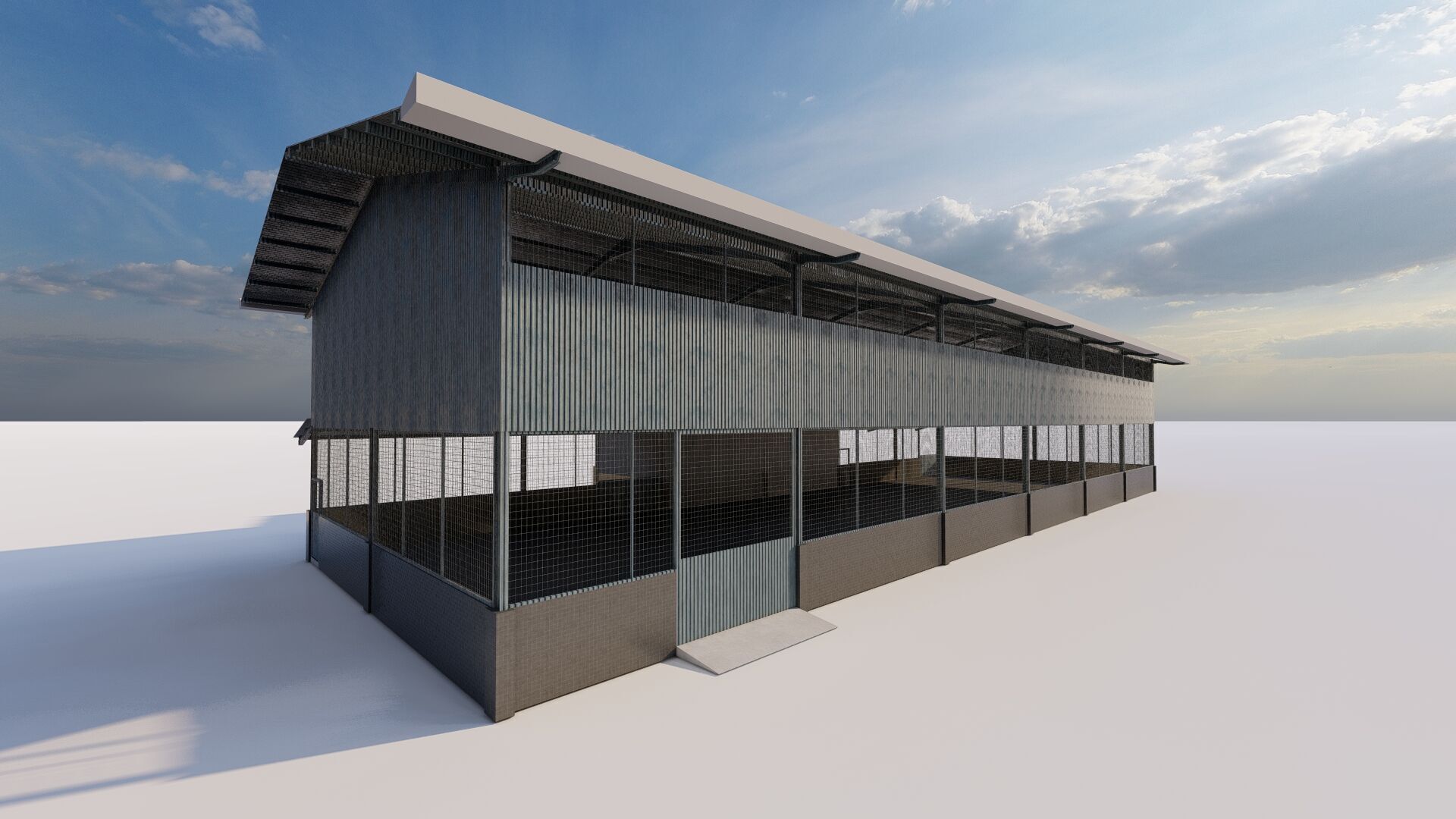 Warehouse-Warehouse Building 3D model_6