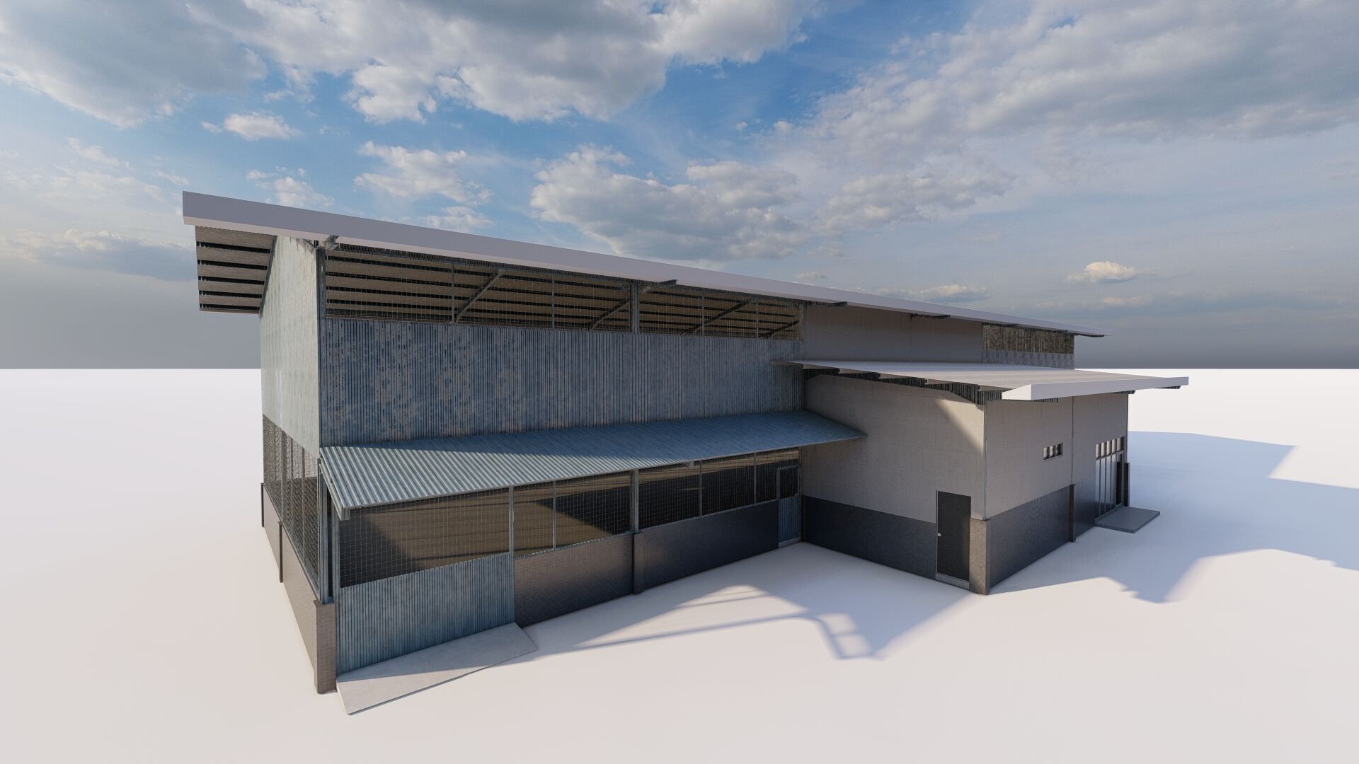 Warehouse-Warehouse Building 3D model_16