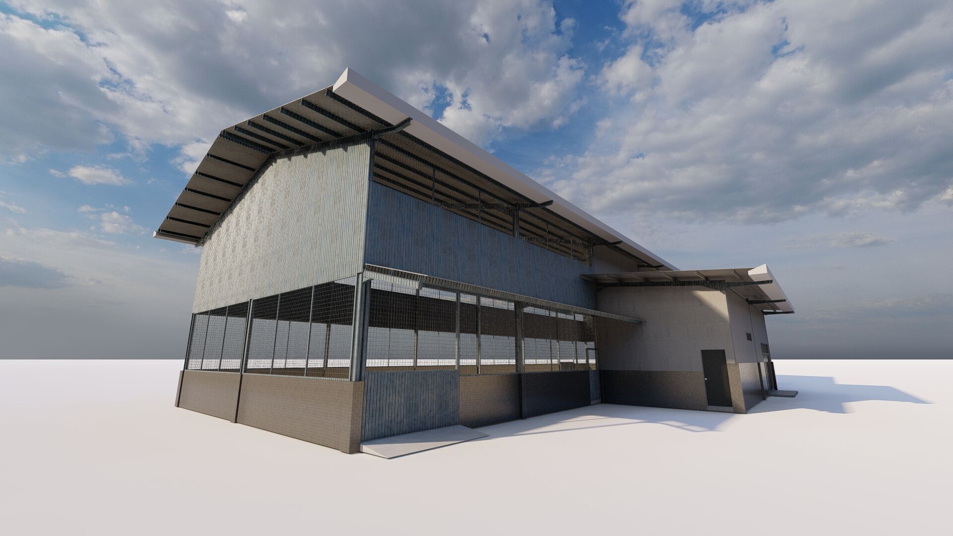 Warehouse-Warehouse Building 3D model_5