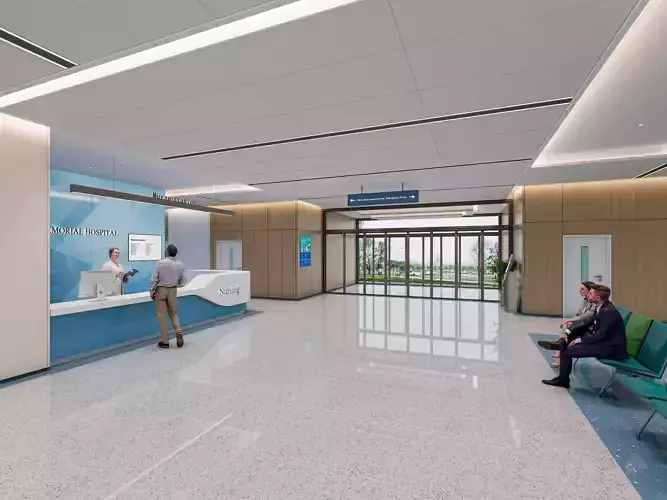 Hospital lobby reception hall 19