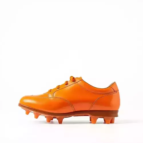 Orange Soccer Cleat D Model Pack