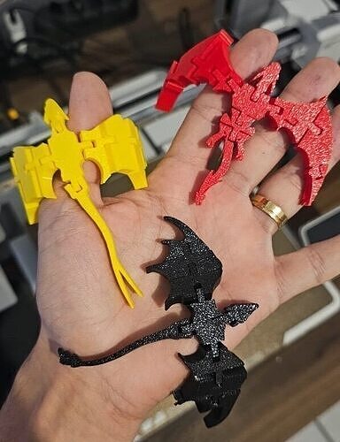 Articulated Dragon STL No Support Print-in-Place 3D print model