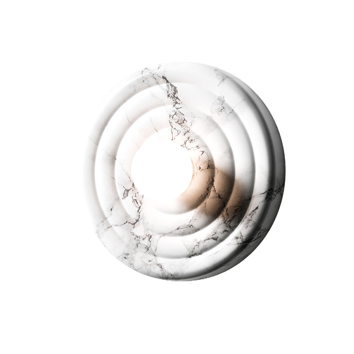 Wabi sabi round wall light 3D model_1