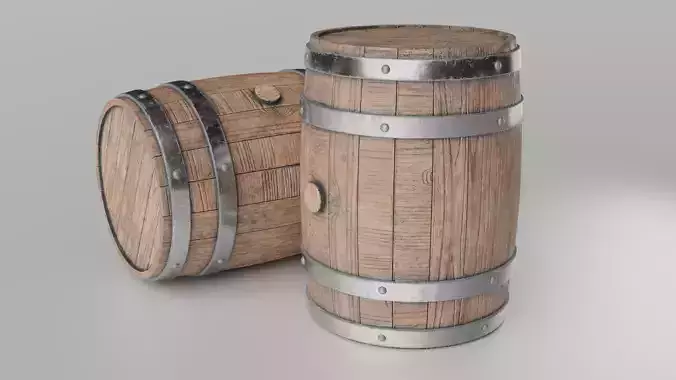 Wooden Barrel 
