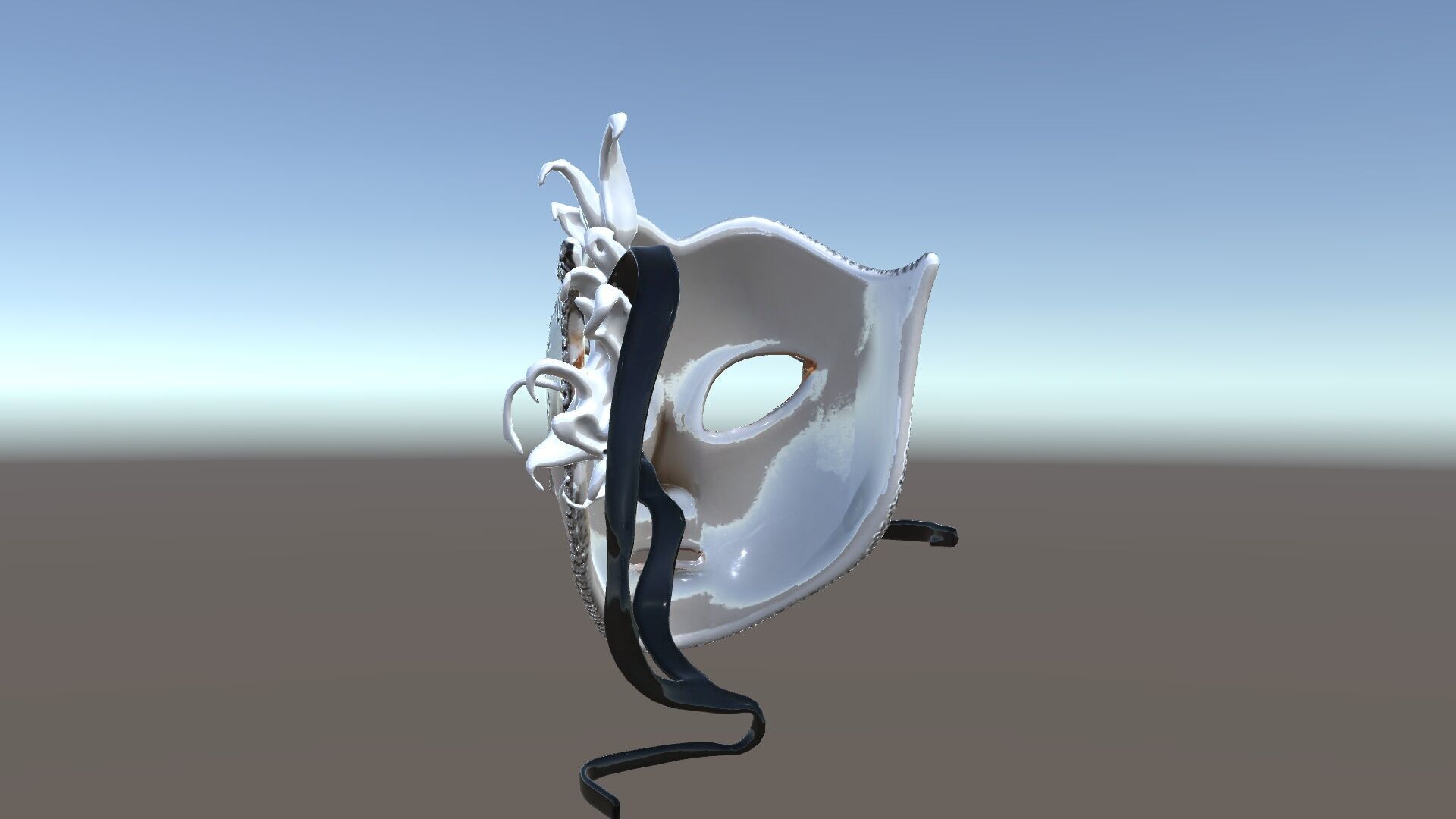 Intricate Venetian Mask Model Pack Low-poly 3D model_17