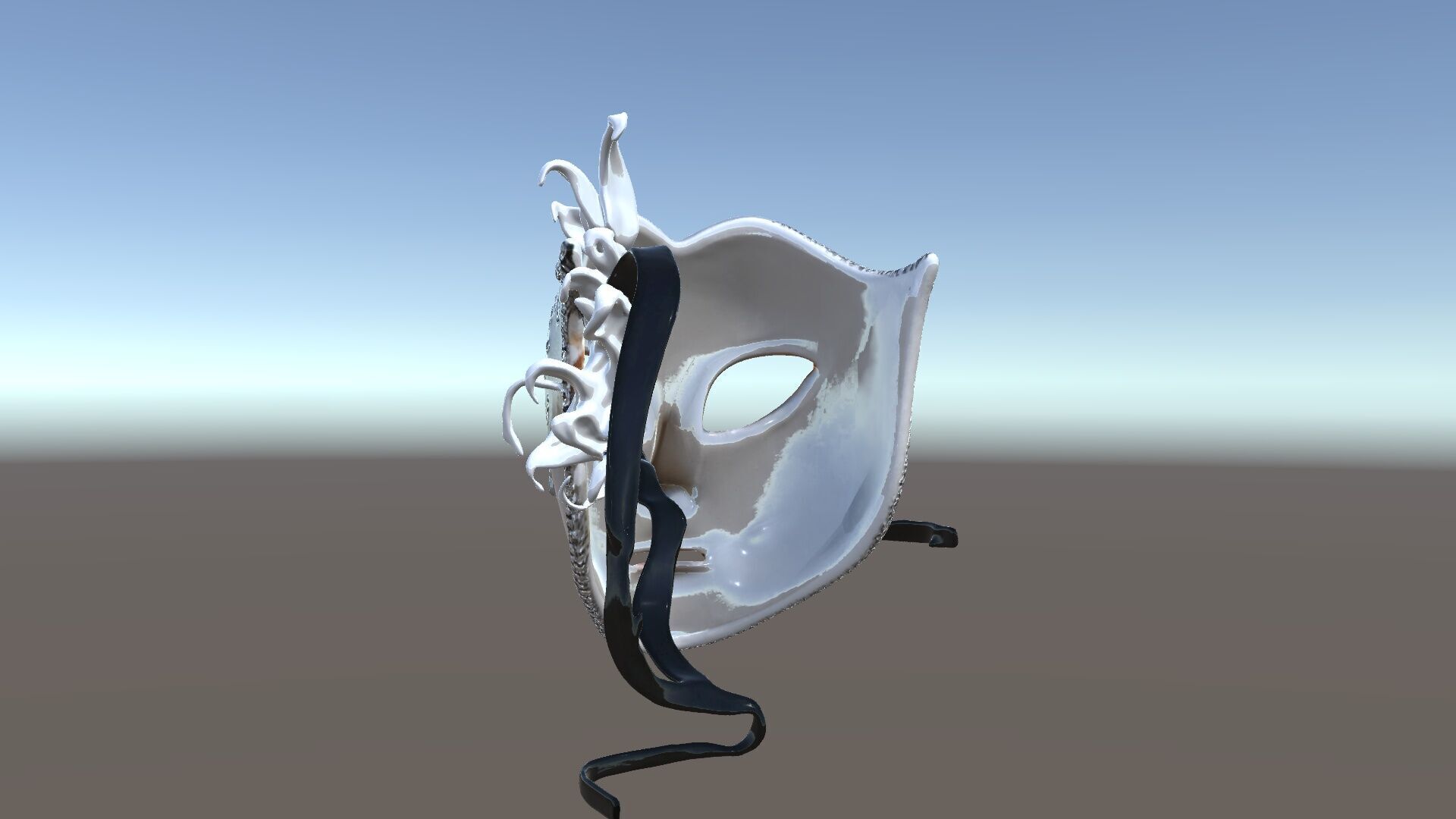 Intricate Venetian Mask Model Pack Low-poly 3D model_5